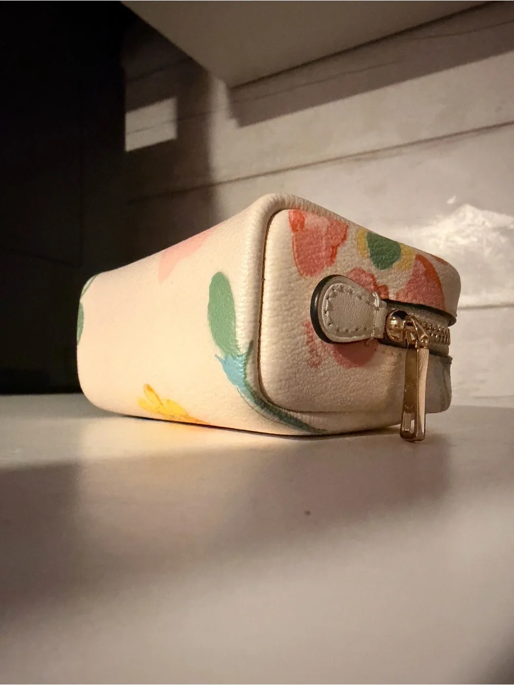 C8706 Coach mini boxy cosmetic pouch